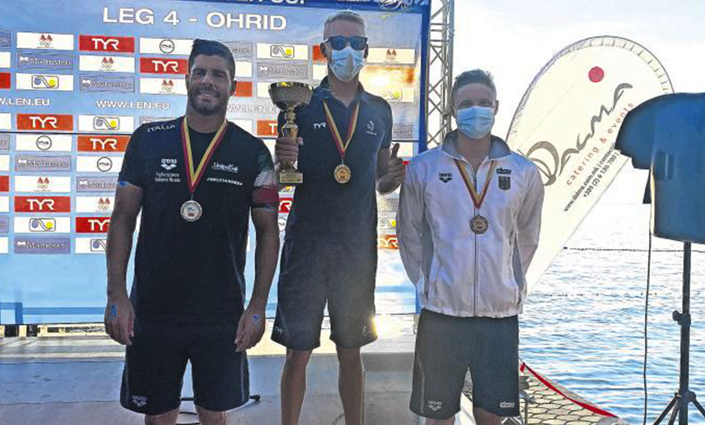 Niklas Frach holt Bronze beim Freiwasser-Europacup