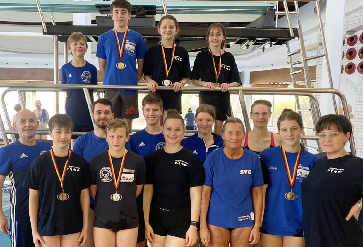 Wasserspringer des SV Gelnhausen auf Medaillenkurs