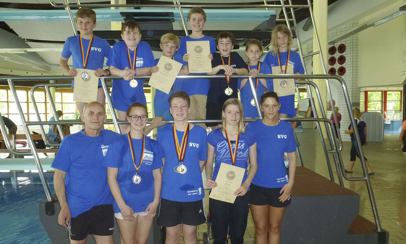 Viele Podestplätze bei Bezirksmeisterschaft