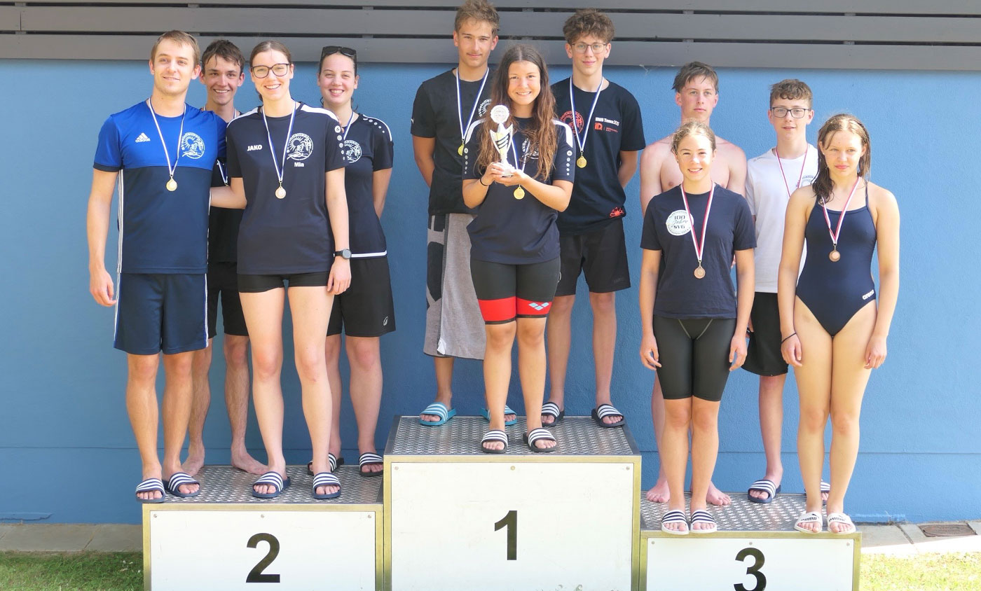 Siegerehrung Mixed Staffel 4x50m Lagen Siegerehrung Mixed Staffel 4x50m Lagen