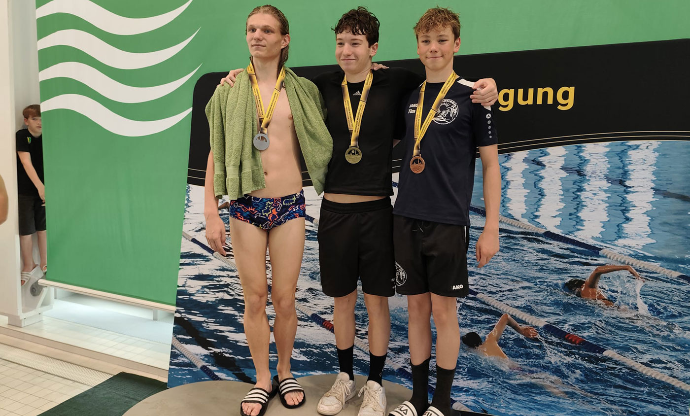 Tim Auhl (Platz 3 50 m Freistil)